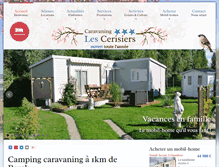 Tablet Screenshot of caravaninglescerisiers.com